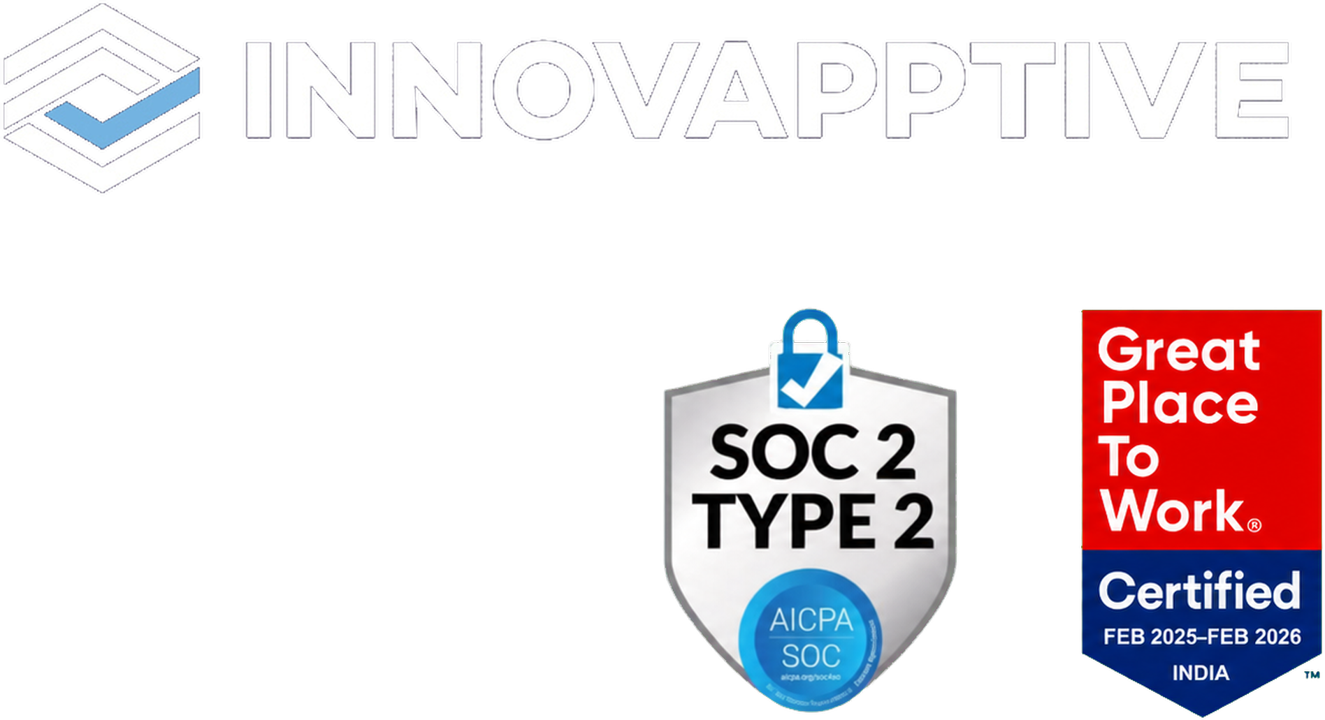 Innovapptive - SOC 2 Type 2, Great Place to Work Certified